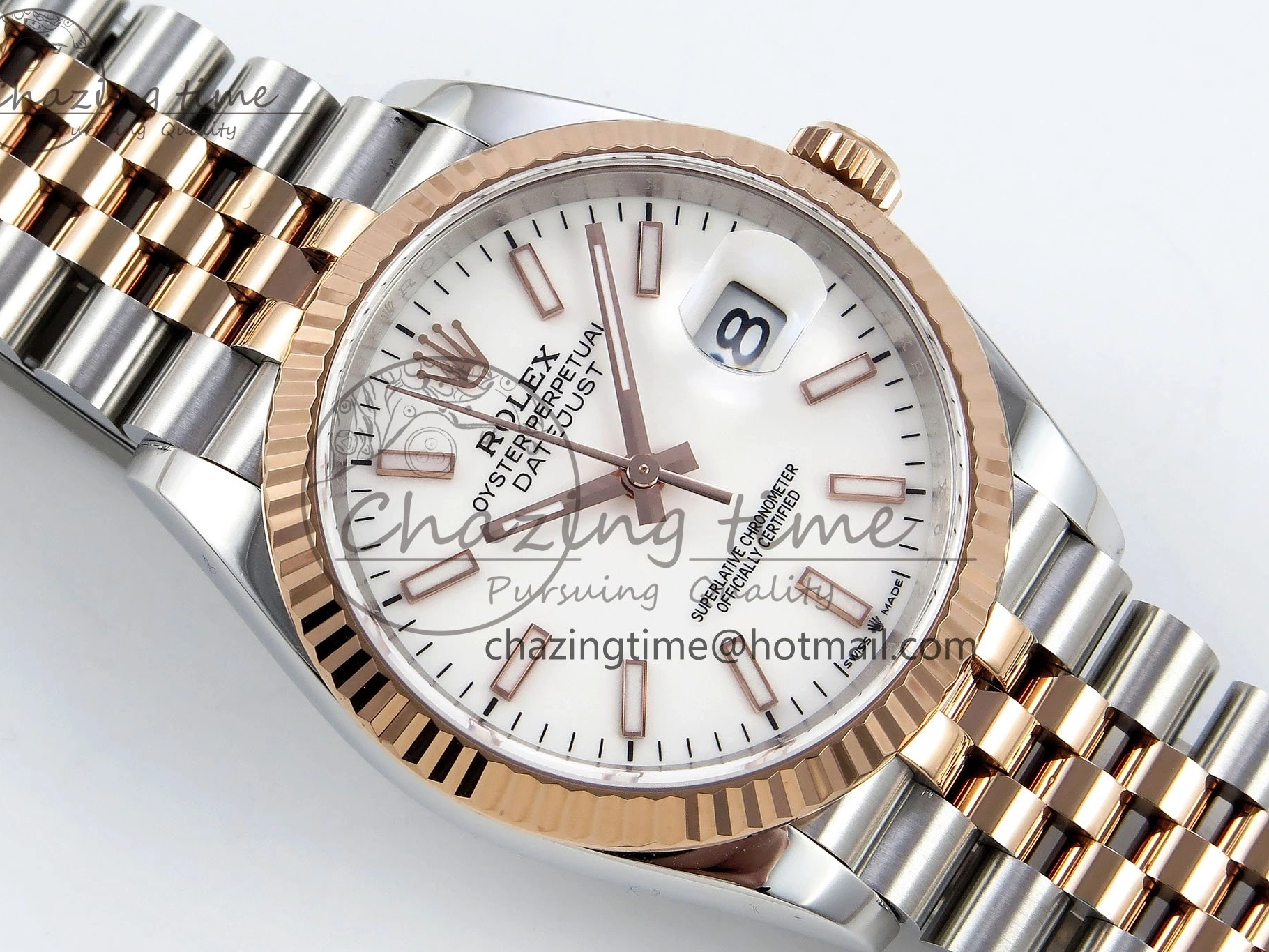Edition Best APF Dial DateJust RG 904L Jubilee VR3235 Sitck Bracelet SS 1:1 36 on White Steel 126231 0217